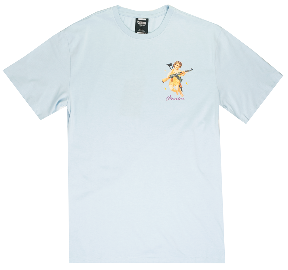 GENUINE GRAPHIC T-SHIRT MINT - GN3100