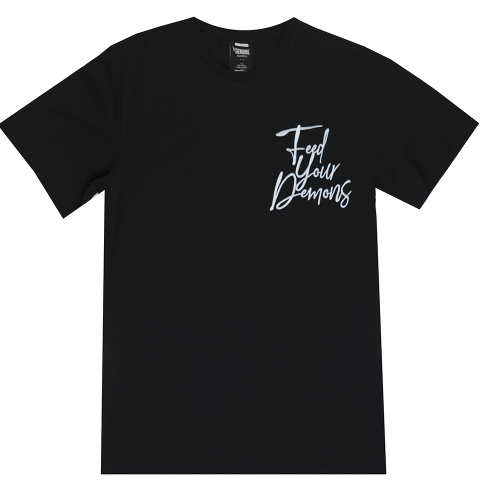 GENUINE GRAPHIC T-SHIRT BLACK - GN3180