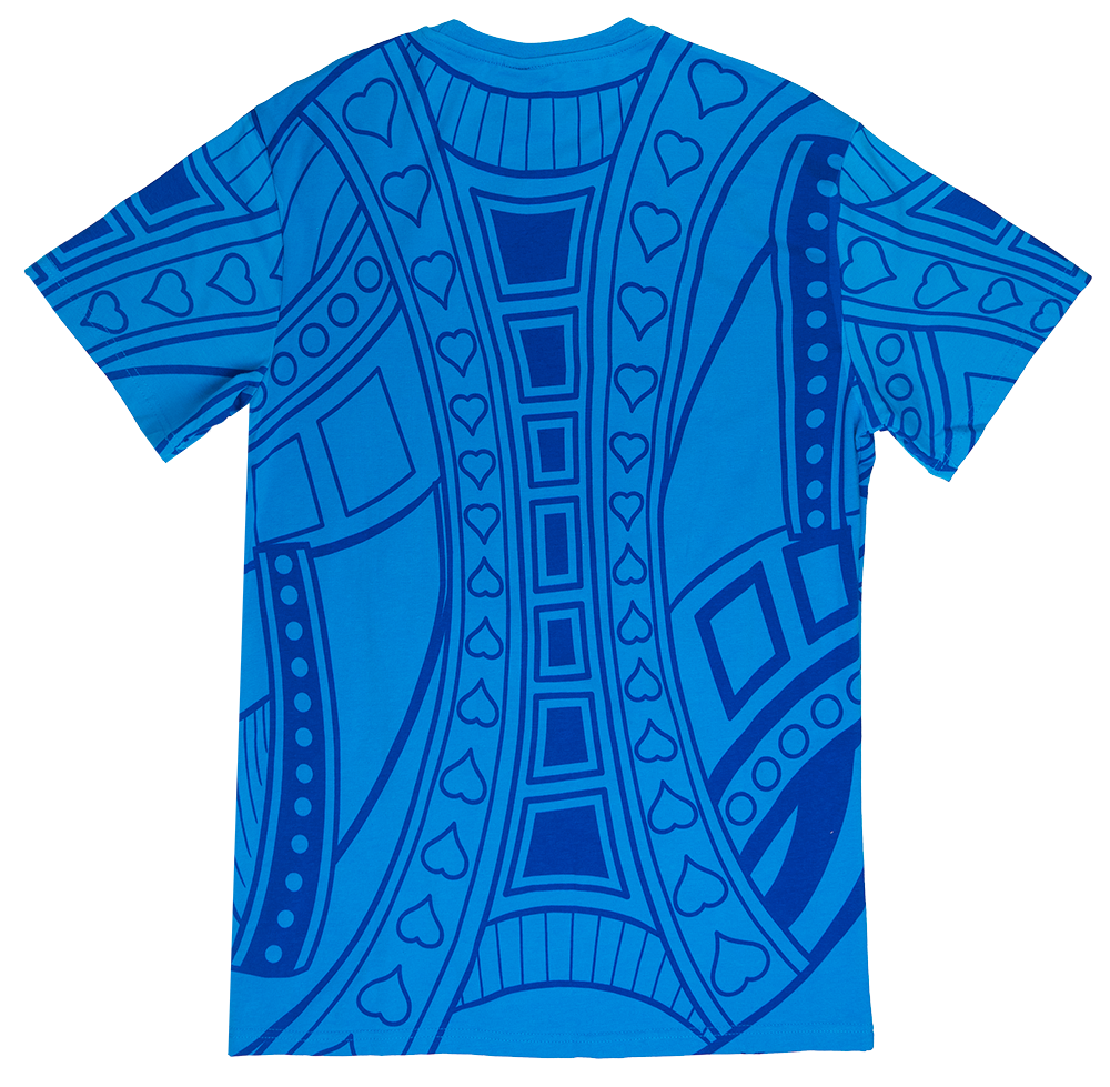 GENUINE GRAPHIC T-SHIRT BLUE - GN1082