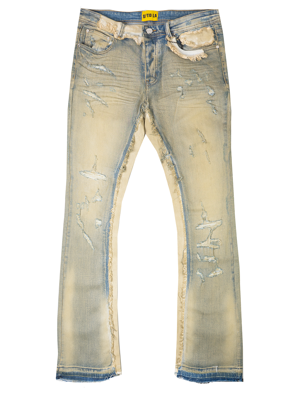 GFTD LA STACKED FLAIR JEANS NOMAD VINTAGE - GFDSP25-1