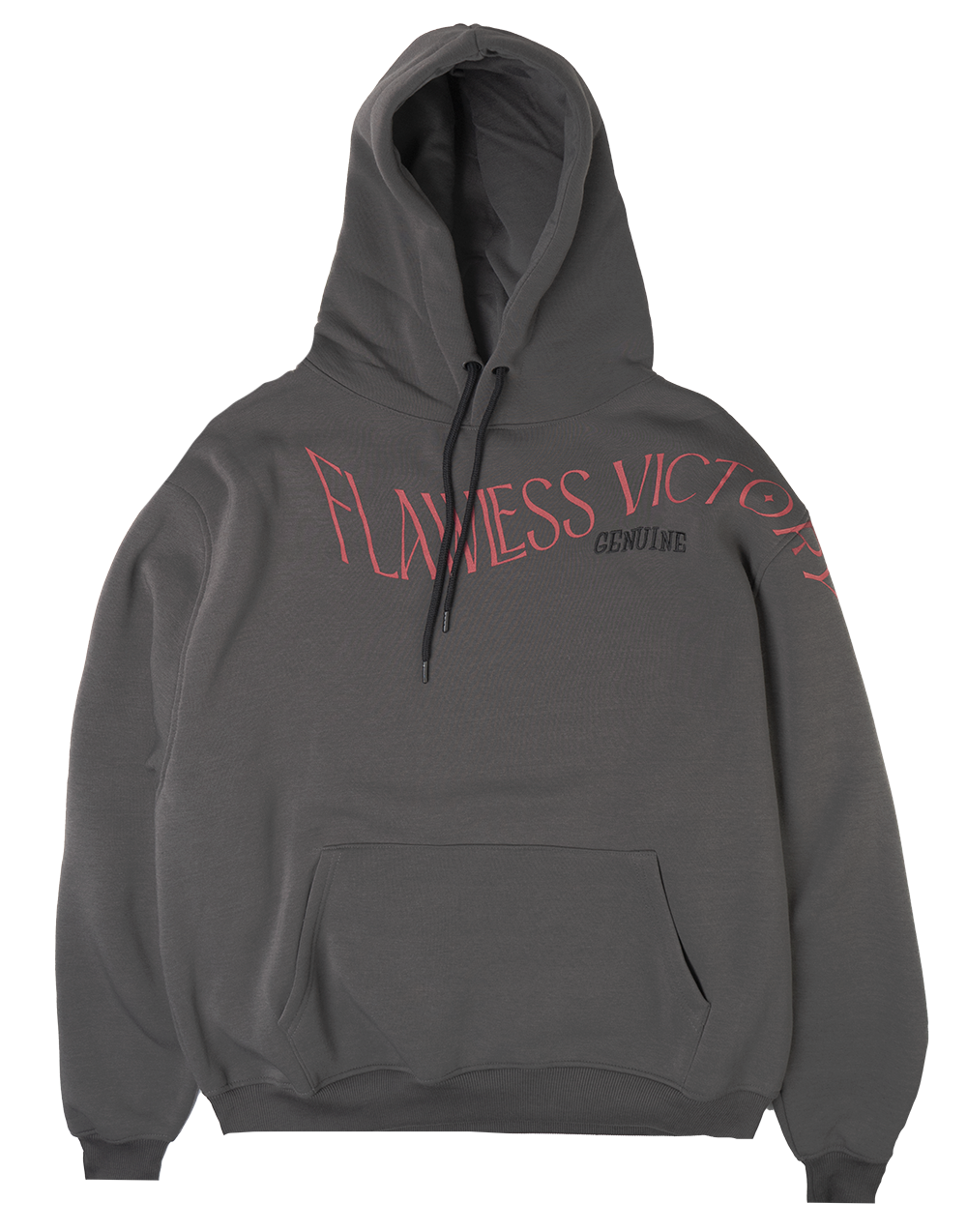 GENUINE GRAPHIC HOODIE DK GREY - GN3284