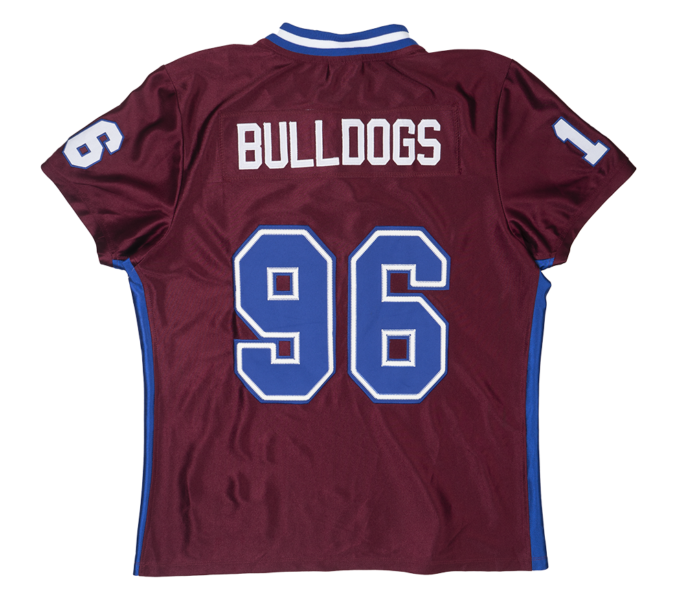 BIG BOY SC BULLDOGS FOOTBALL JERSEY BURGUNDY - BBFBJBD