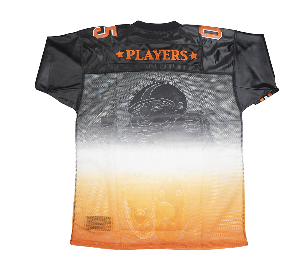 ZEMA MC PLAYERS FOOTBALL JERSEY BLK/ORNG/WHT - 2008PL