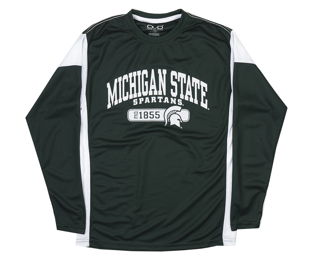 MICHIGAN STATE SPARTANS JERSEY TOP FOREST/WHITE - 80671