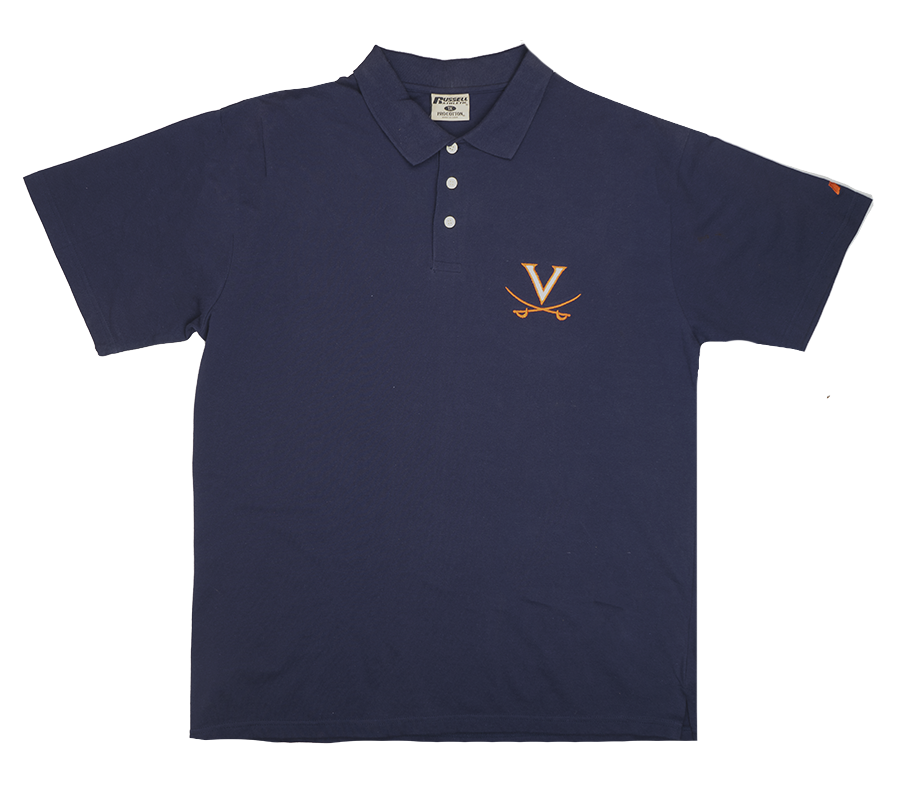 VIRGINIA CAVALIERS S/S POLO SHIRT NAVY - RSLSPV