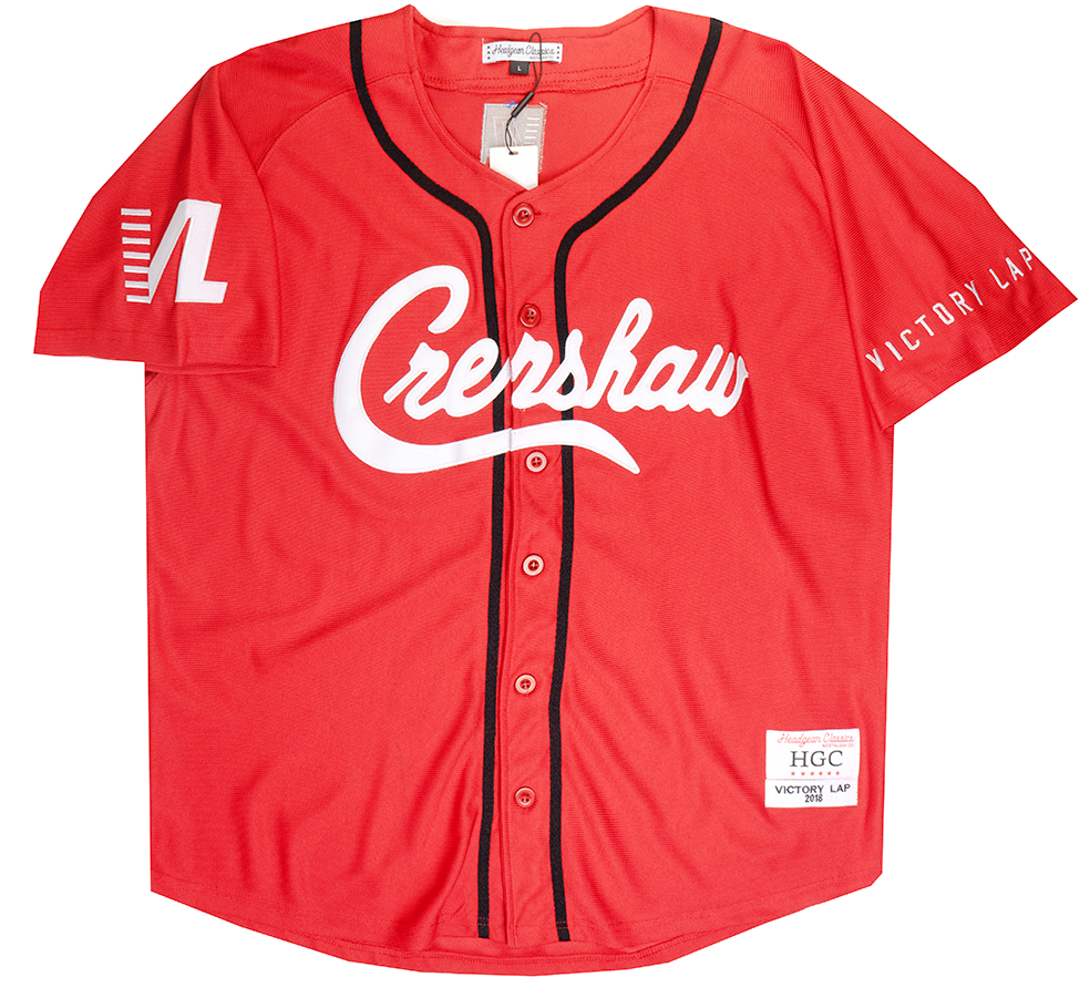 HEADGEAR CRENSHAW NIPSEY BASEBALL JERSEY RED - HGA006-BAJ-09