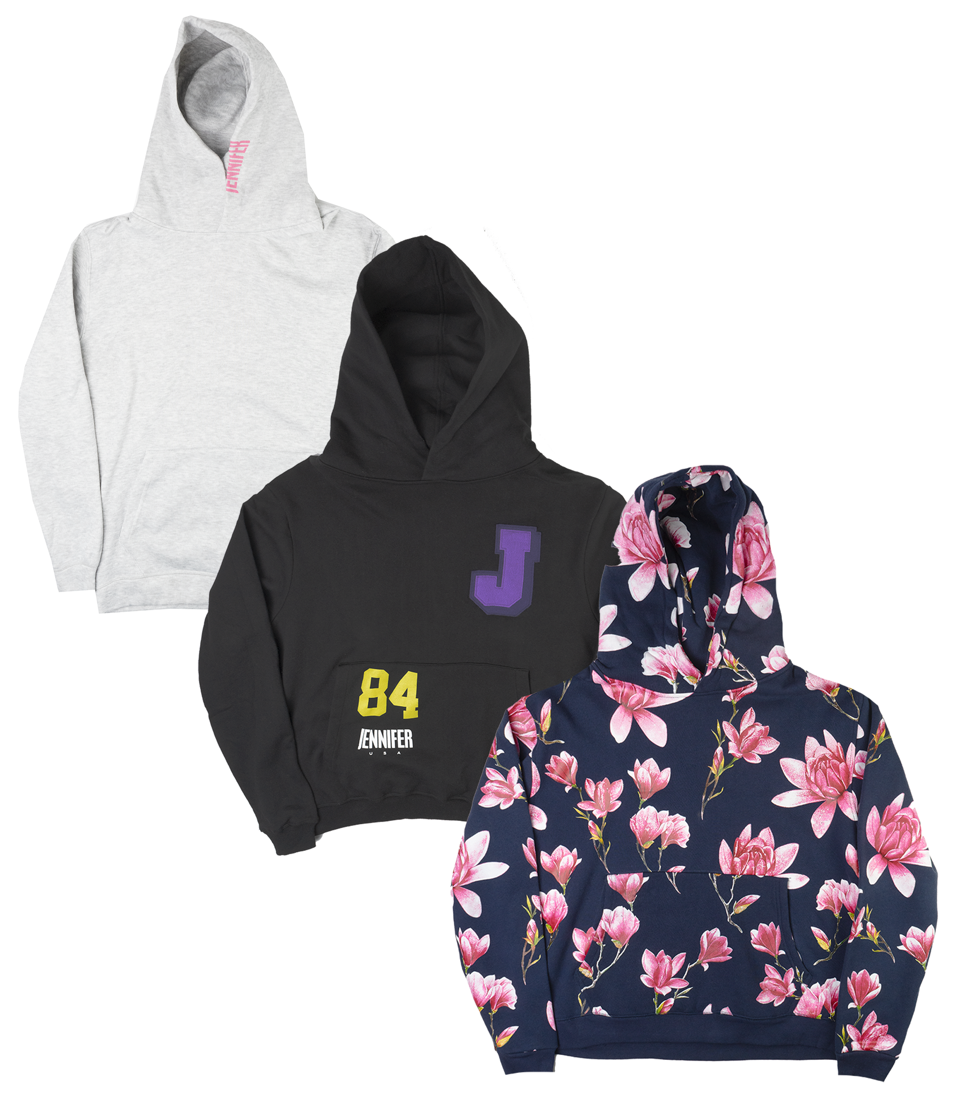 WOMENS LICENSED ASSORTED JENNIFER HOODIES ASST - JHD09