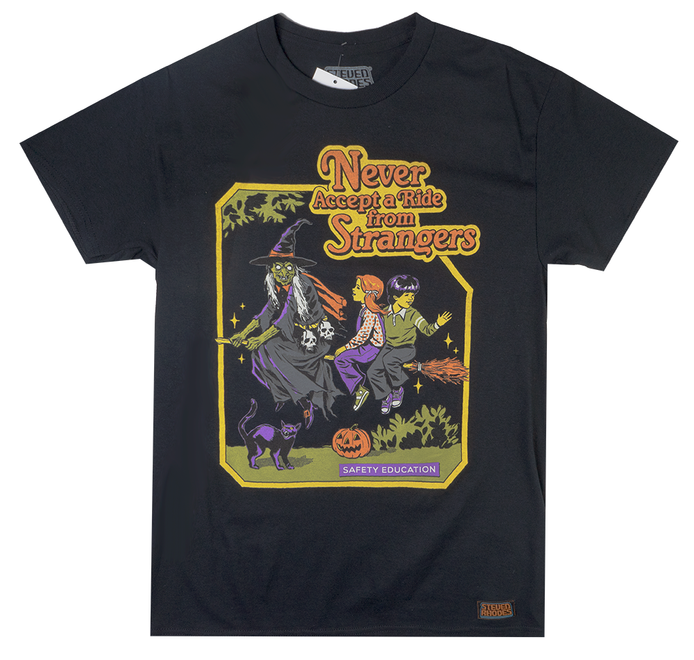 LICENSED STEVEN RHODES T-SHIRT BLACK - NVRRIDE