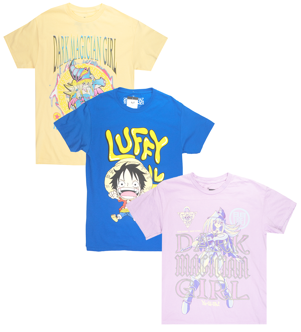LICENSED ASSORTED ANIME T-SHIRT ASST - ANIME0625