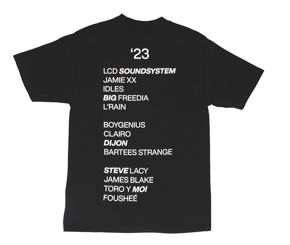 RE:SET TOUR T-SHIRT BLACK - LA CITY