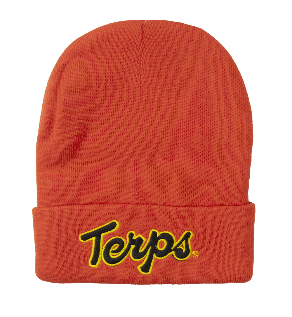 LICENSED MARYLAND TERRAPINS BEANIE ORANGE - TERPS