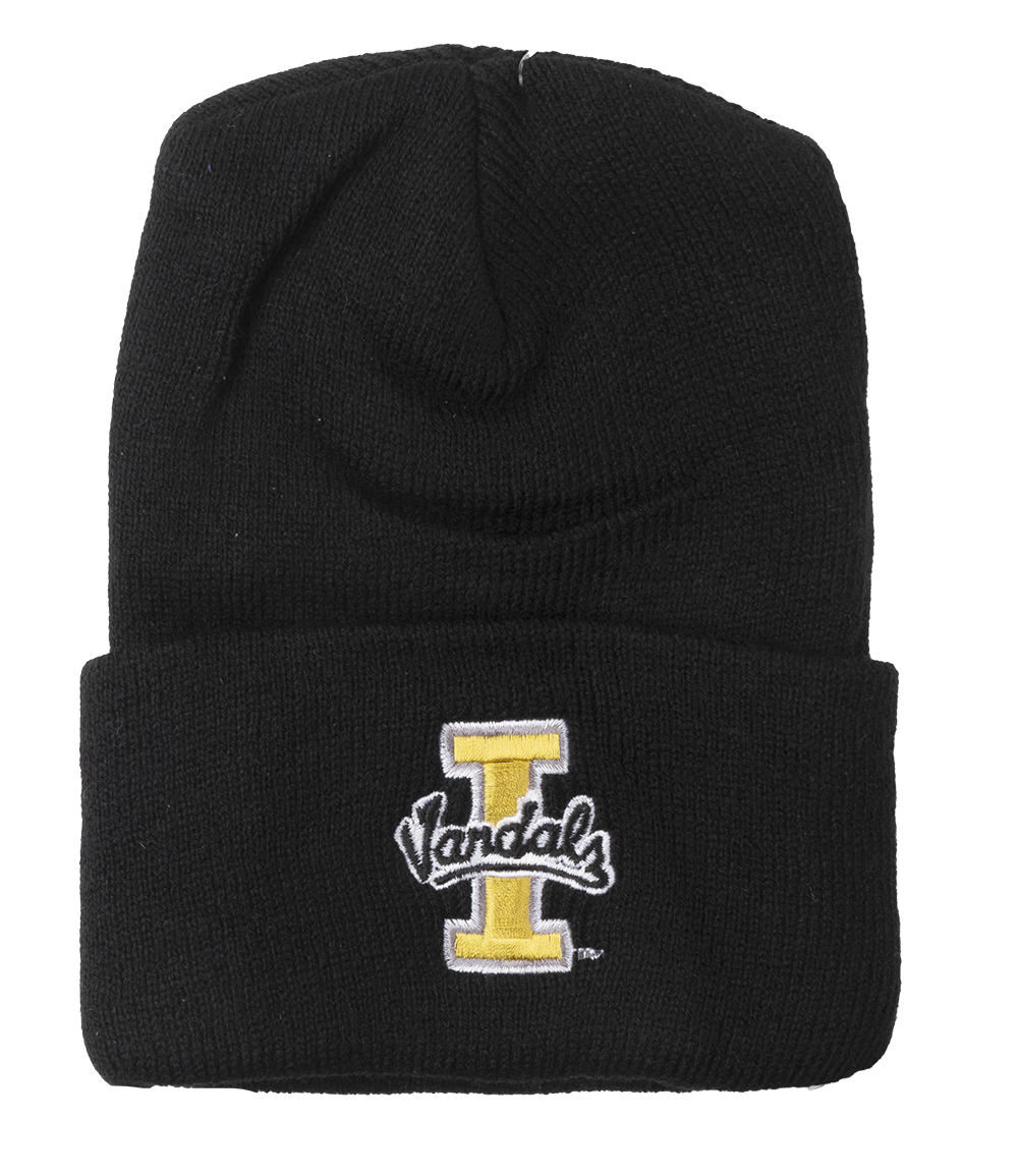 LICENSED UNIVERSITY OF IDAHO VANDALS BEANIE BLACK - CSMVDS01