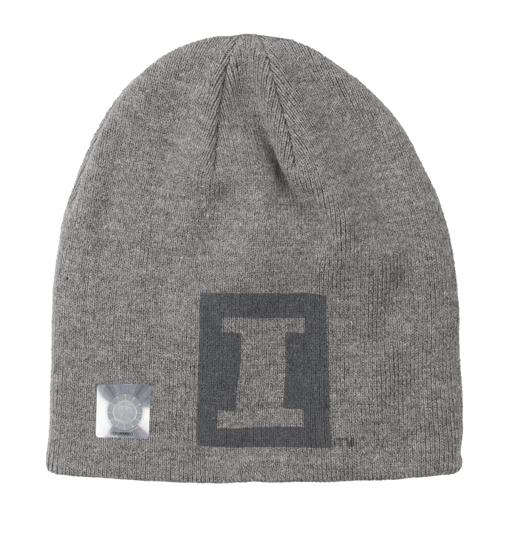 LICENSED COLLEGE BEANIE GREY - SIGNATURE