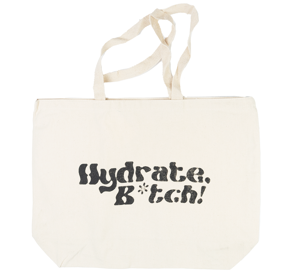 LICENSED HYDRATE TOTE BAG NATURAL - JSTB12
