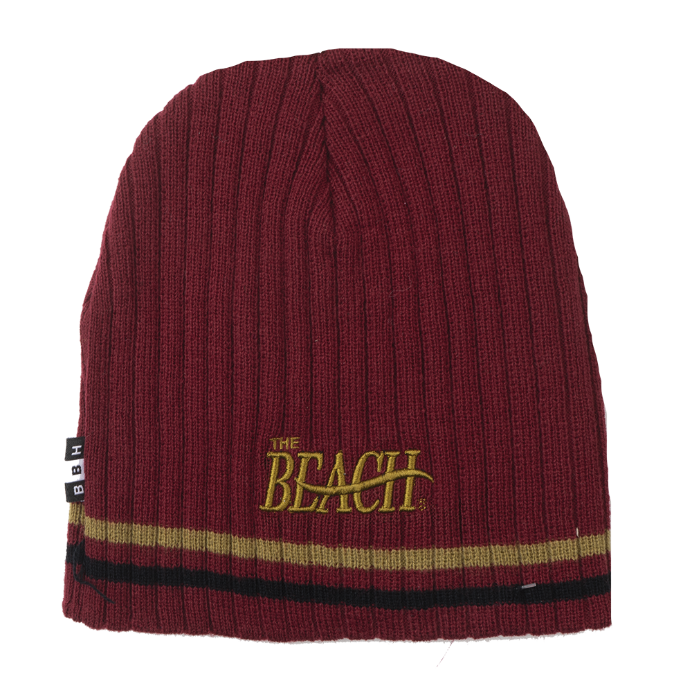 LICENSED UNIVERSITY LONG BEACH BEANIE MAROON - BGBNS05