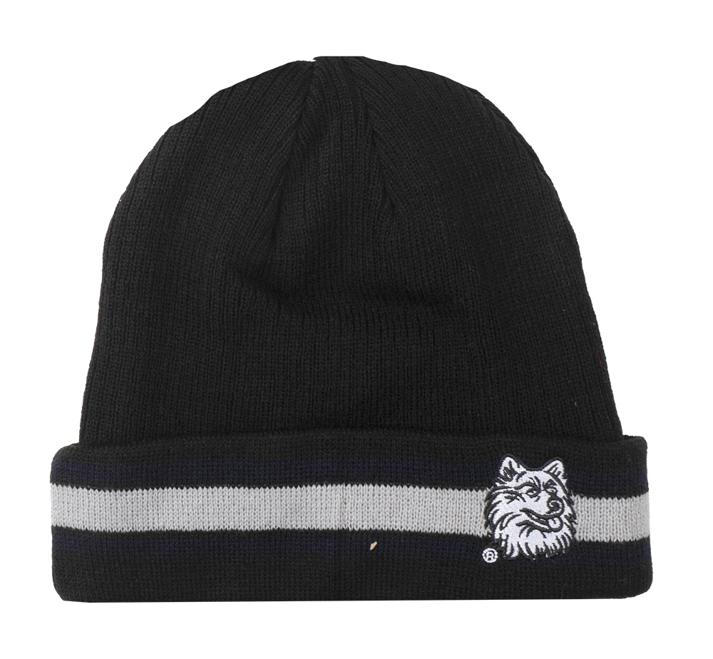 LICENSED UCONN HUSKIES BEANIE BLK/GREY - WMCLKN7