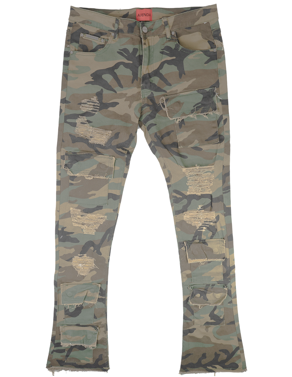 AJENDA STACKED FLAIR JEANS OG CAMO - AJD3029-LUKE
