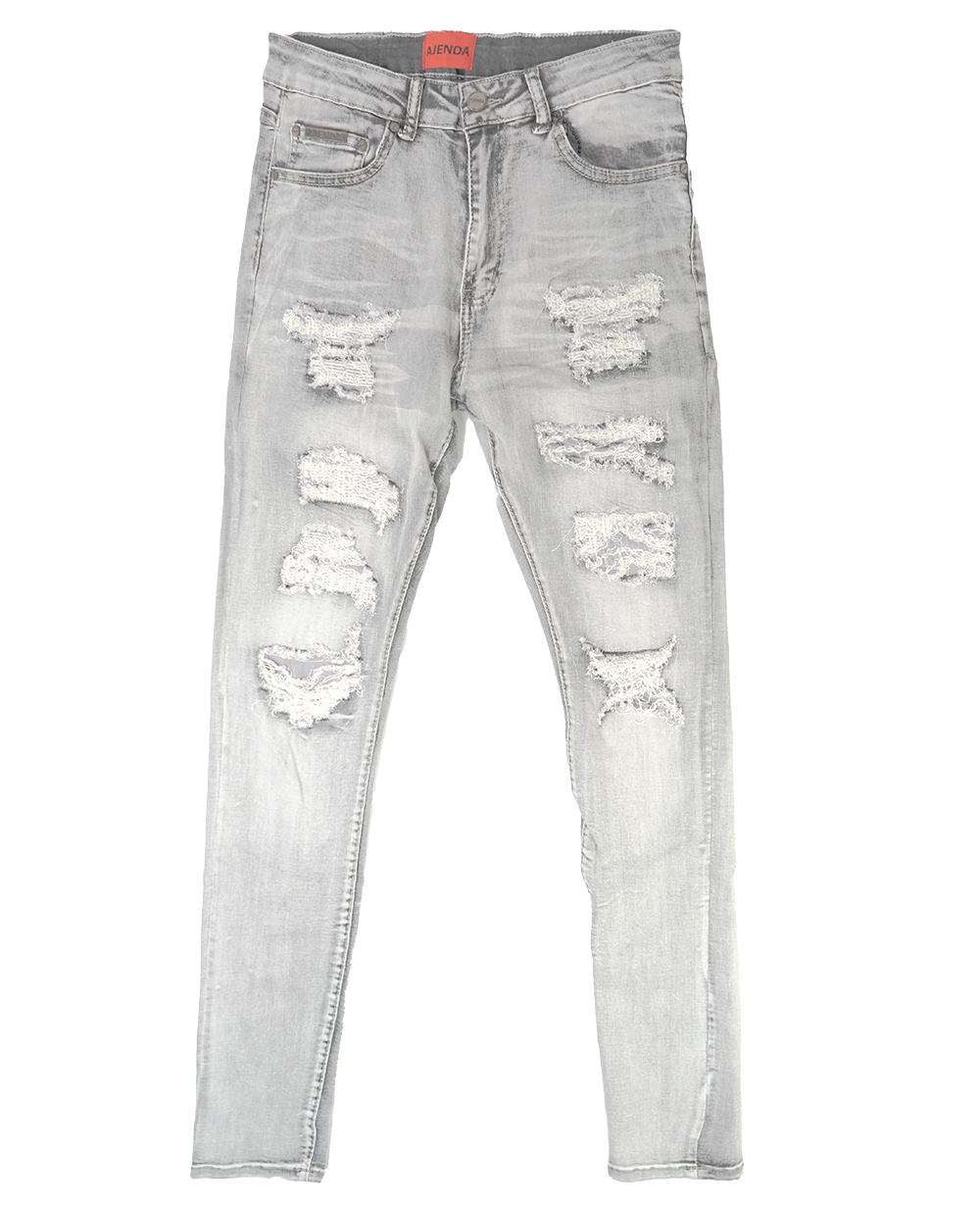 AJENDA SKINNY JEANS GREY WASH - AJD3064-STEAL