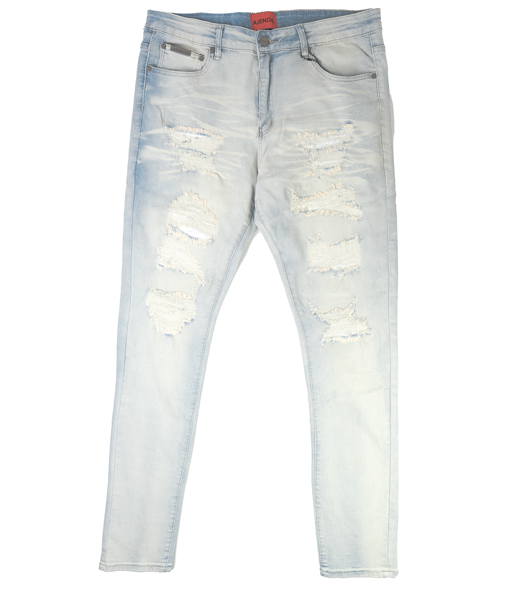 AJENDA SKINNY JEANS LT WASH - AJD3064-STEAL