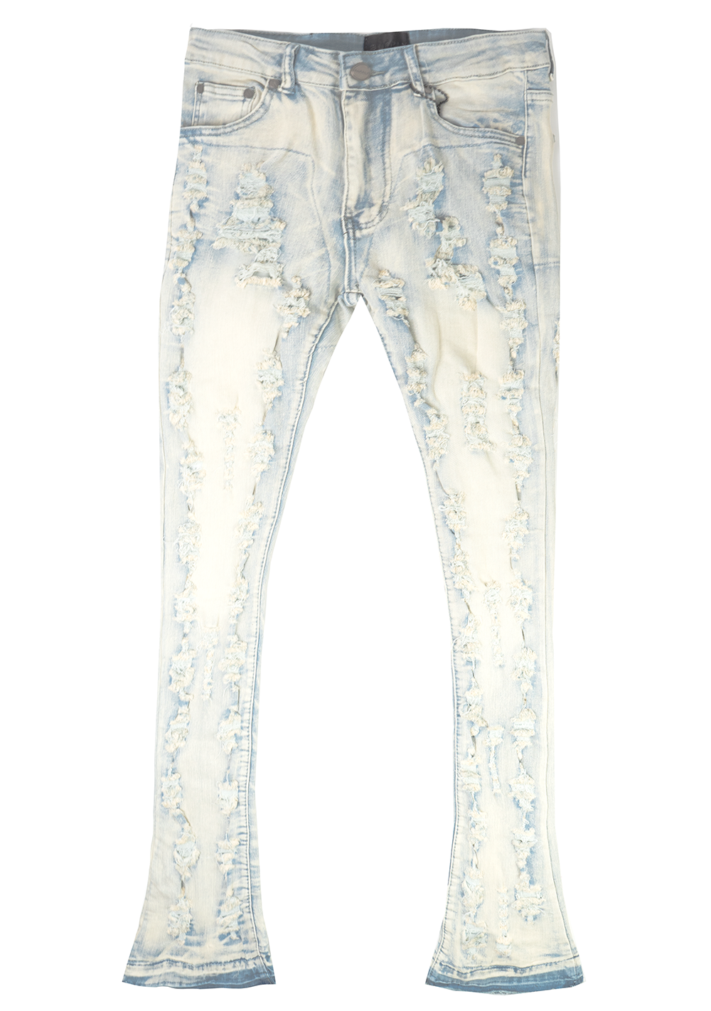 SUPPLY STACKED FLAIR JEANS LT WASH - AJD3044-SHATTER
