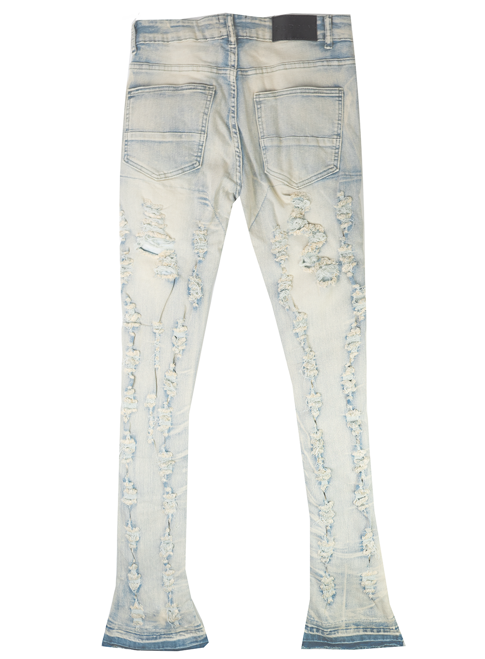 SUPPLY STACKED FLAIR JEANS LT WASH - AJD3044-SHATTER
