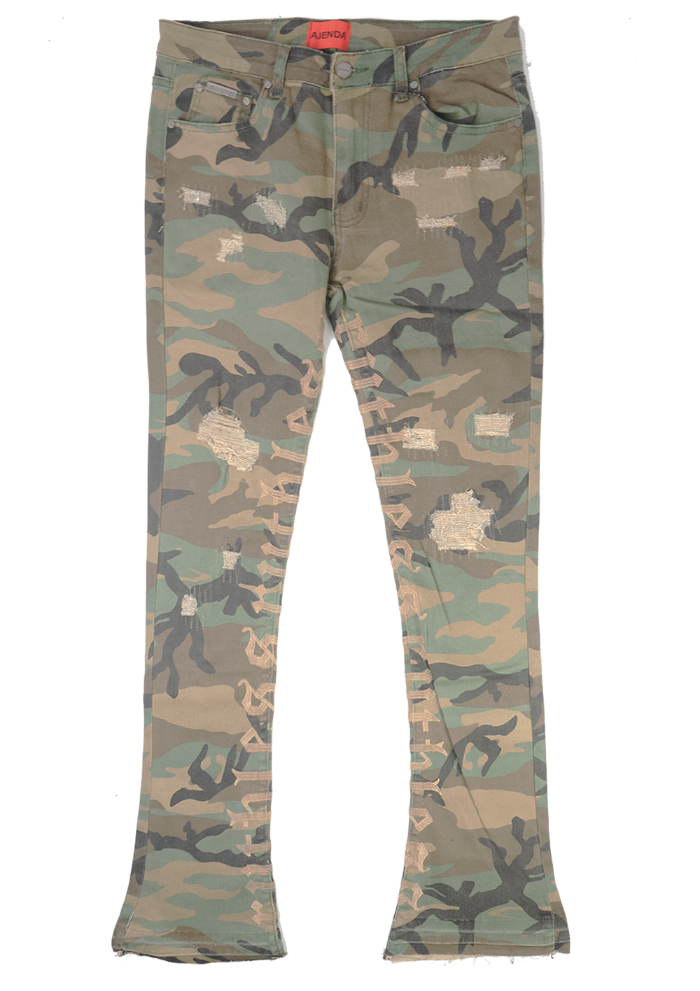 AJENDA STACKED FLAIR JEANS OG CAMO - AJD3015-RUTHLESS