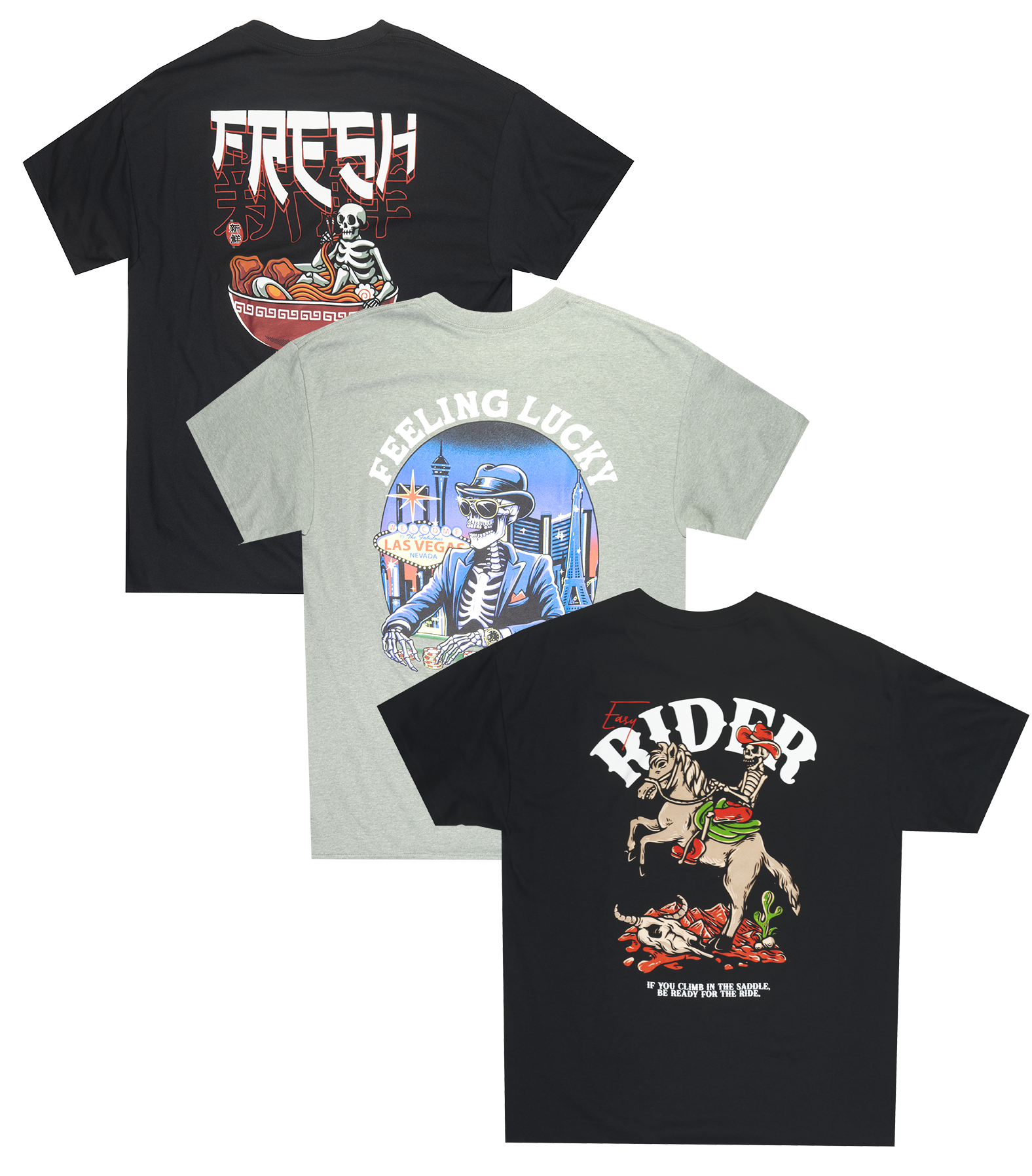 RETRO FIT ASSORTED T-SHIRT ASST - RFSST08