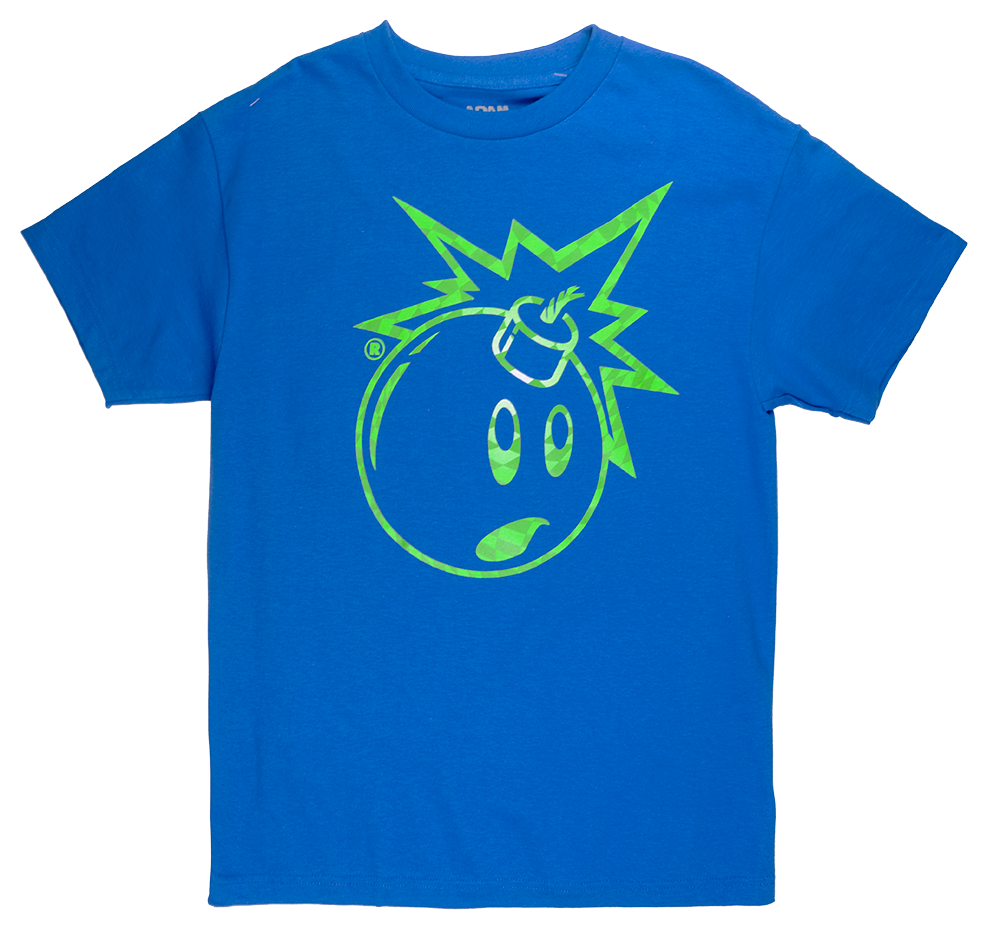 THE HUNDREDS GRAPHIC T-SHIRT BLUE - CHECK ADAMS