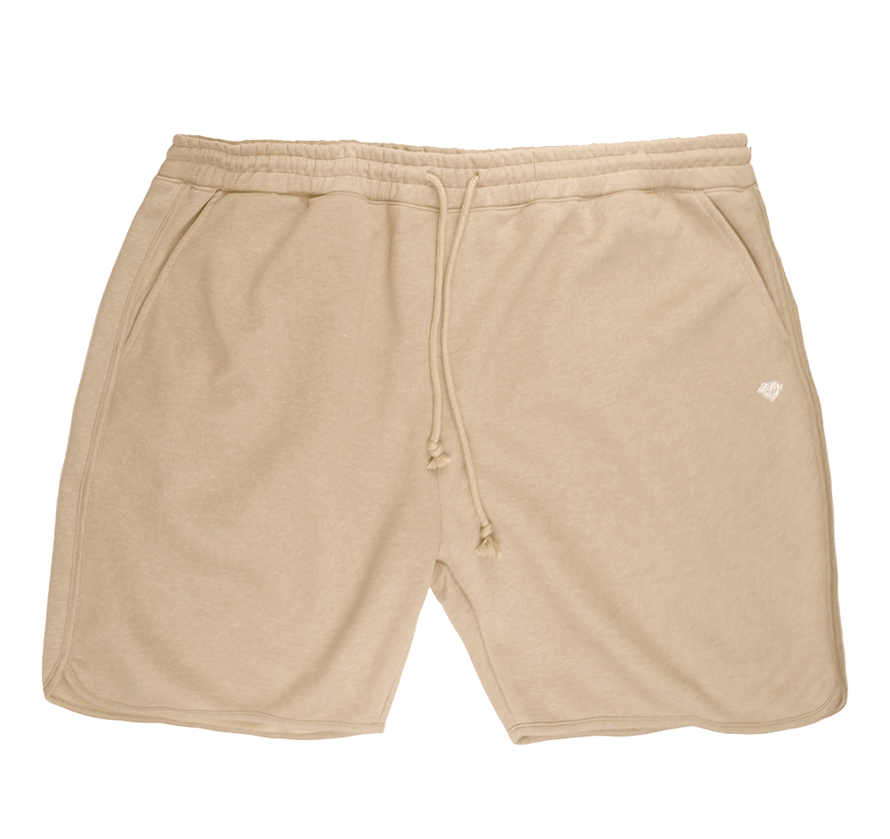 DIAMOND SUPPLY CO SWEATSHORTS BROWN - BRILLIANT