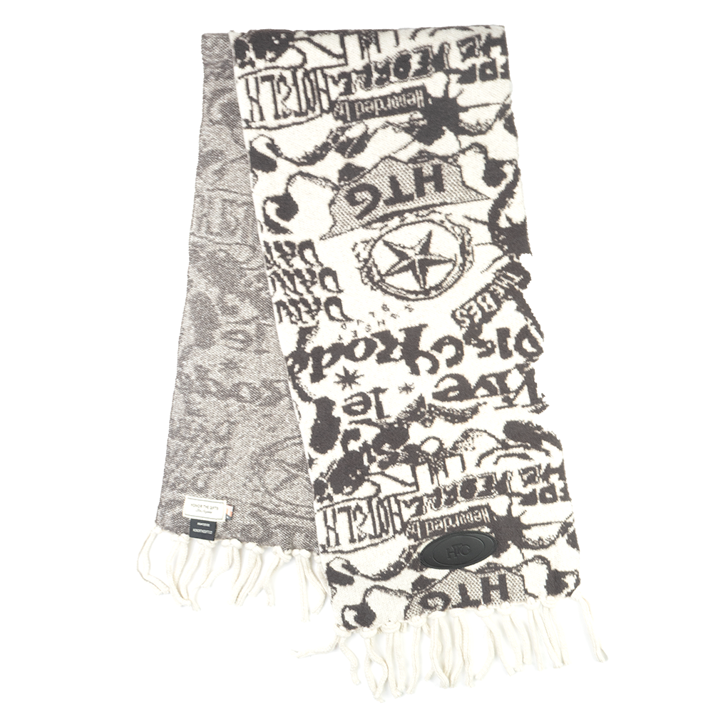 HONOR THE GIFT WOOL SCARF OATMEAL - HTG240481