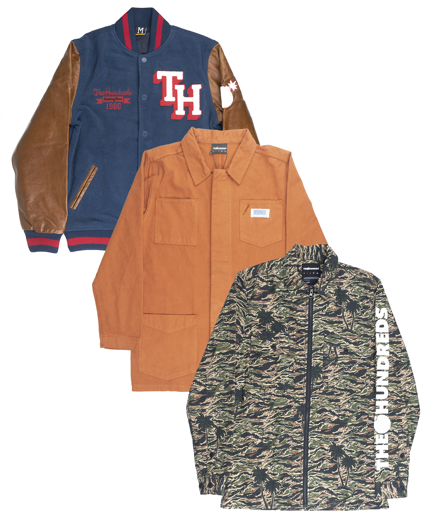 THE HUNDREDS ASSORTED JACKETS - 100JKT09