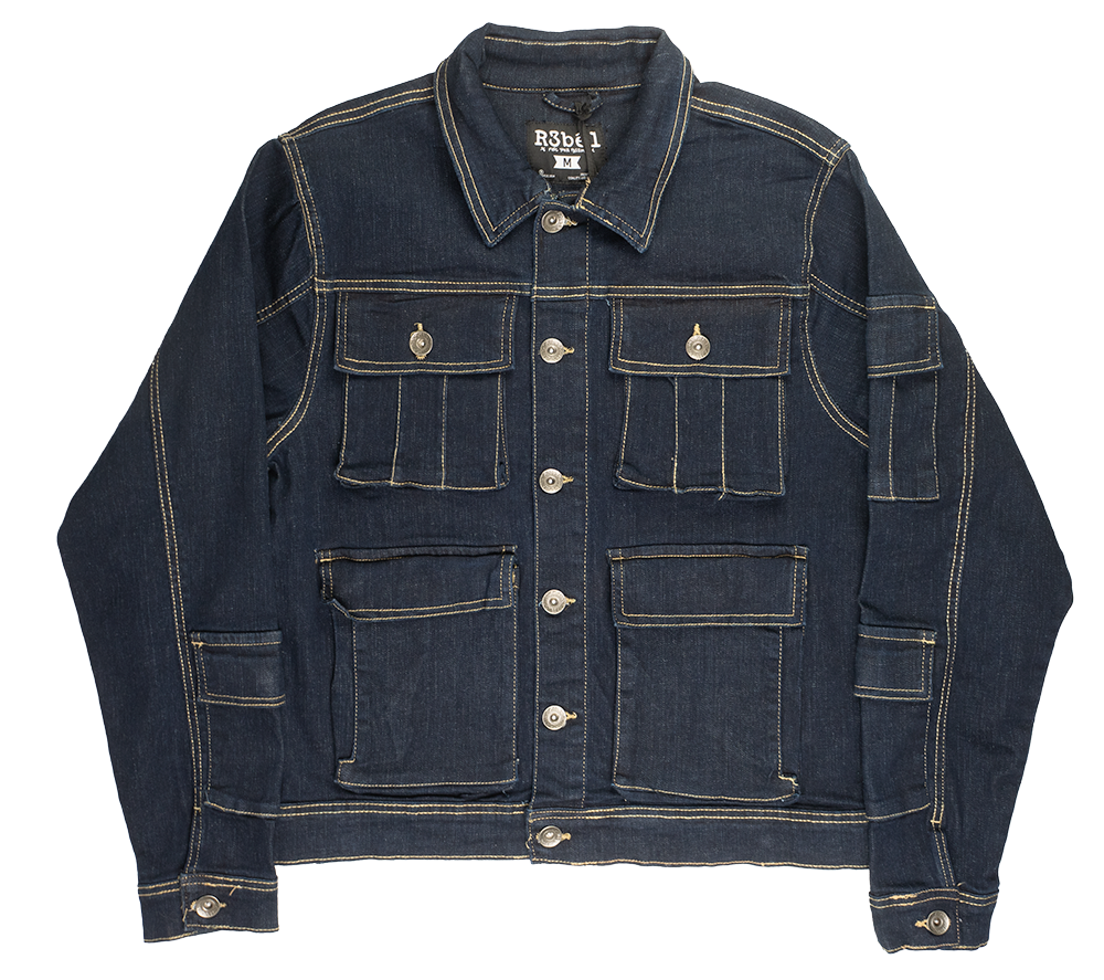 REBEL DENIM JACKET INDIGO - 632-515