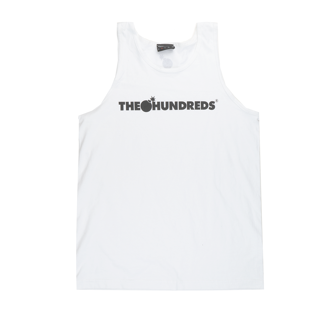 THE HUNDREDS TANK TOP WHITE - 100TNK09