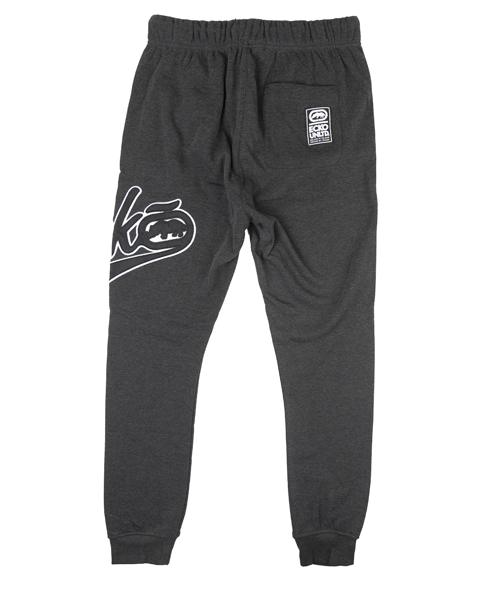 ECKO UNLTD FLEECE JOGGER PANTS CHARCOAL HTR - EO32G984