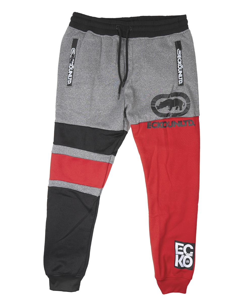 ECKO UNLTD FLEECE JOGGER PANTS TRUE RED - EO31G613