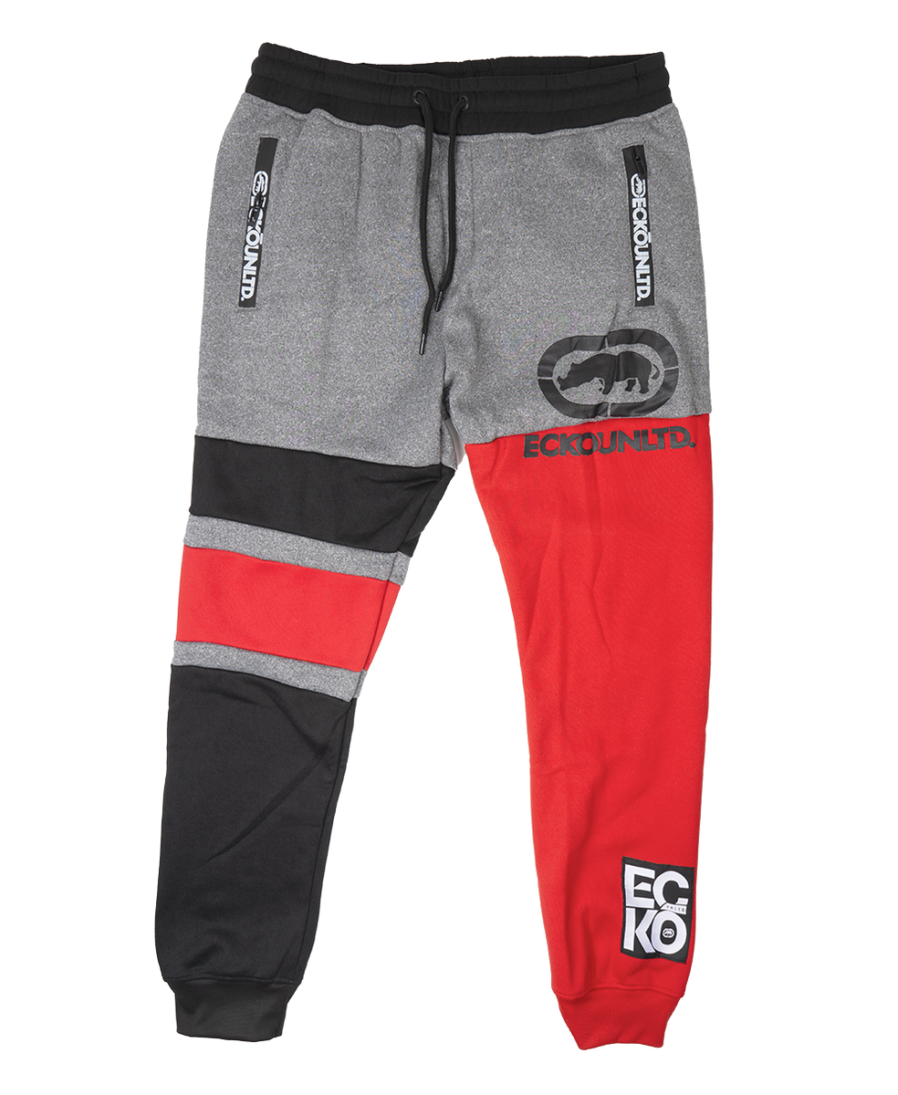 ECKO UNLTD FLEECE JOGGER PANTS TRUE RED EO31G613