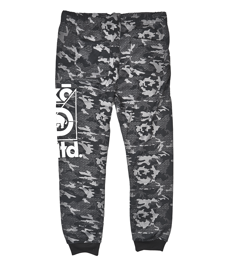 ECKO UNLTD FLEECE JOGGER PANTS BLACK - EO30G387B