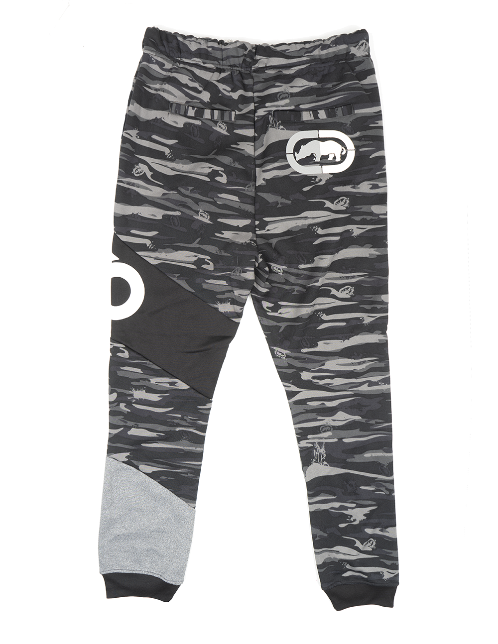 ECKO UNLTD FLEECE JOGGER PANTS BLACK CAMO - EO31G662