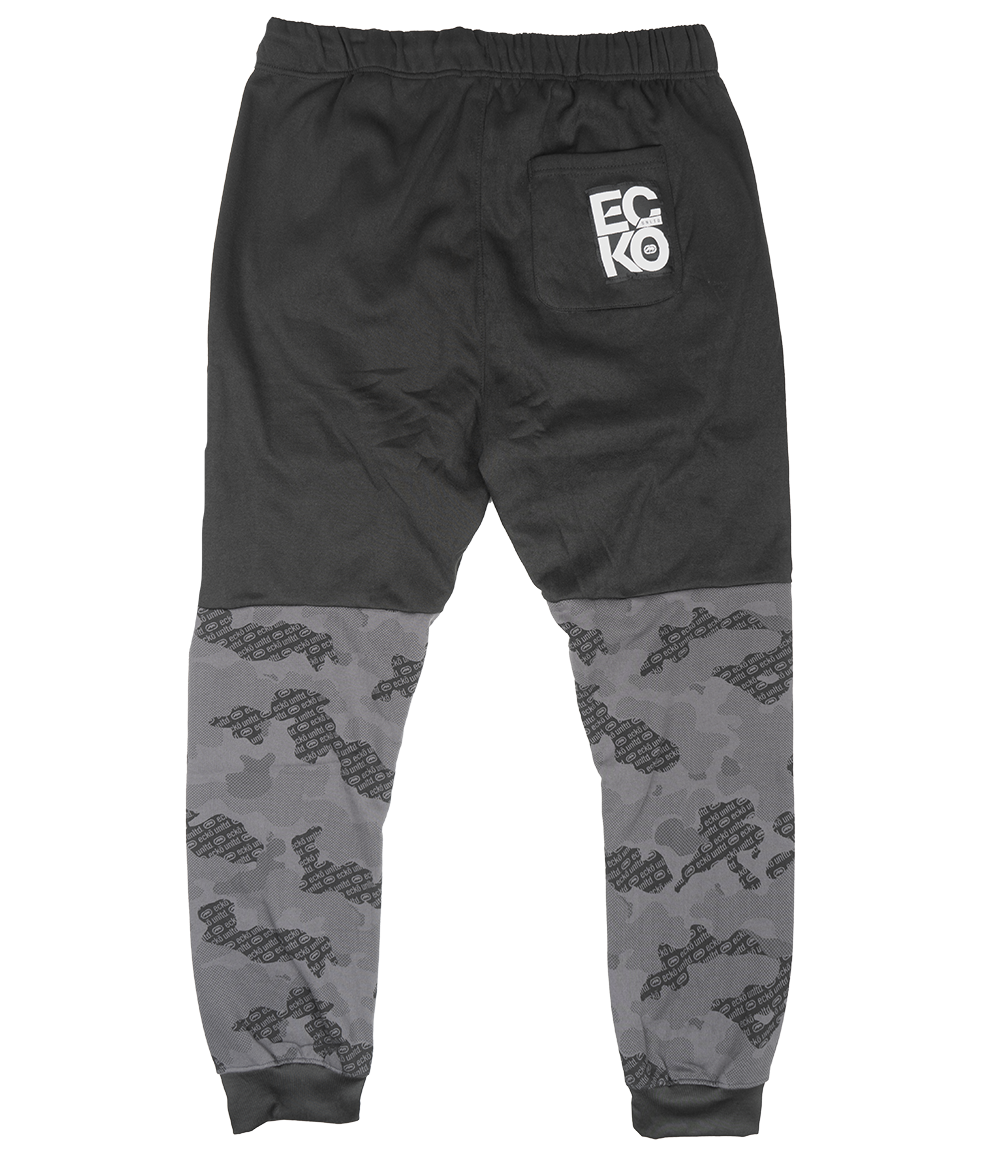 ECKO UNLTD FLEECE JOGGER PANTS BLACK - EO31G624