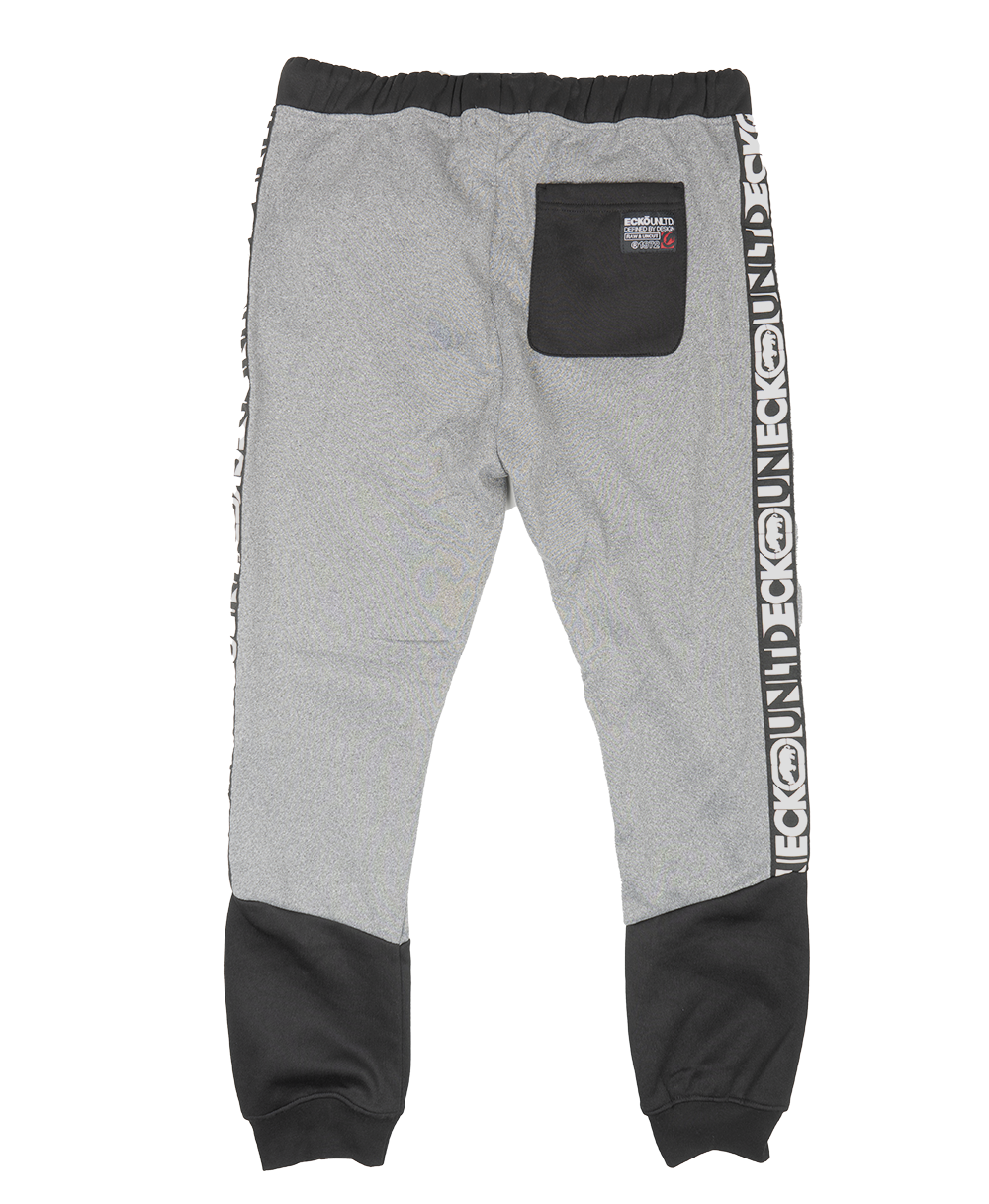 ECKO UNLTD FLEECE JOGGER PANTS GREY MARLED - EO31G725