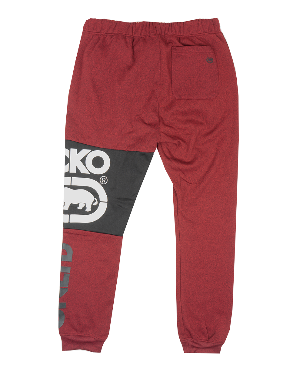 ECKO UNLTD FLEECE JOGGER PANTS TRUE RED MARLED - EO31G714