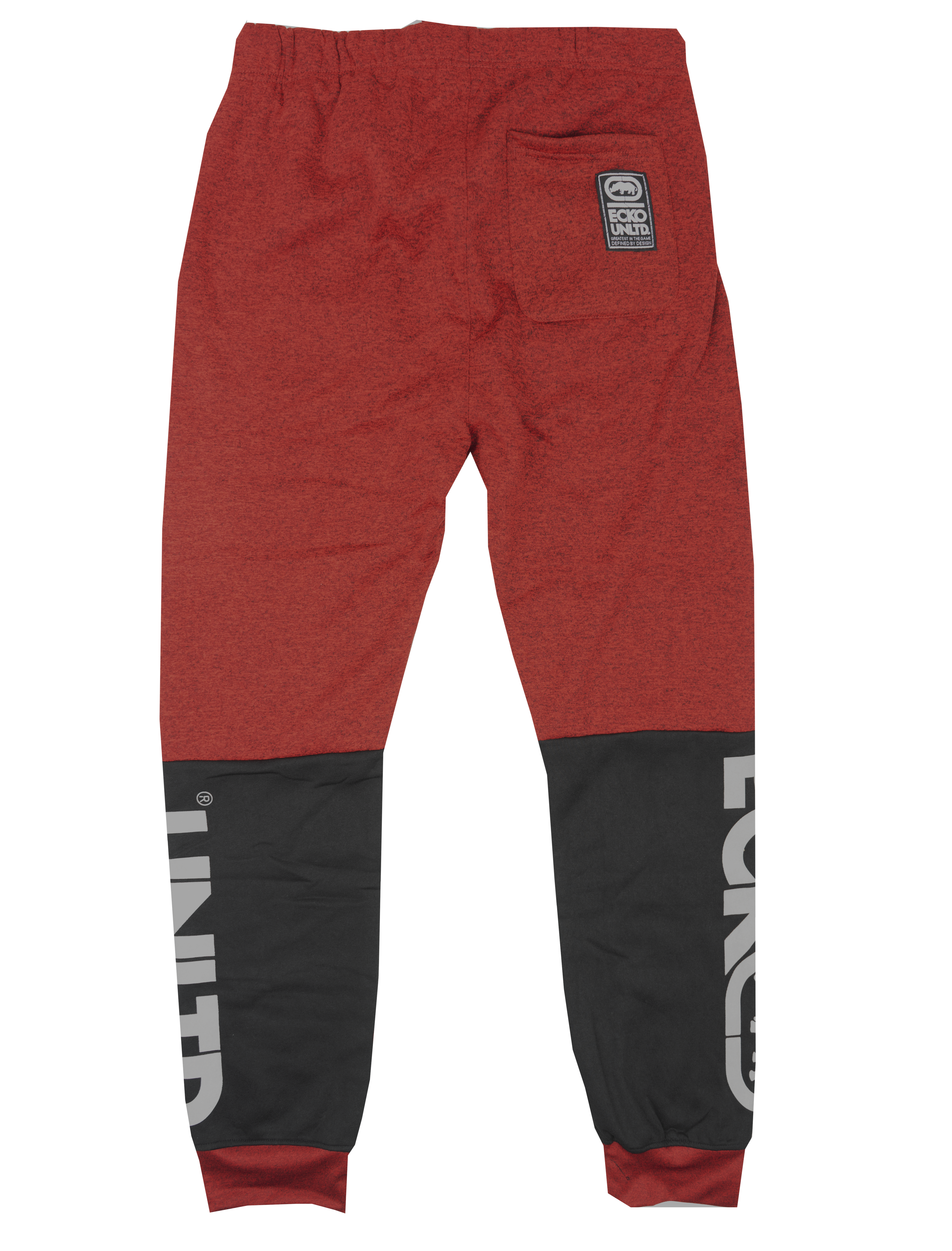 ECKO UNLTD FLEECE JOGGER PANTS TRUE RED MARLED - EO31G619