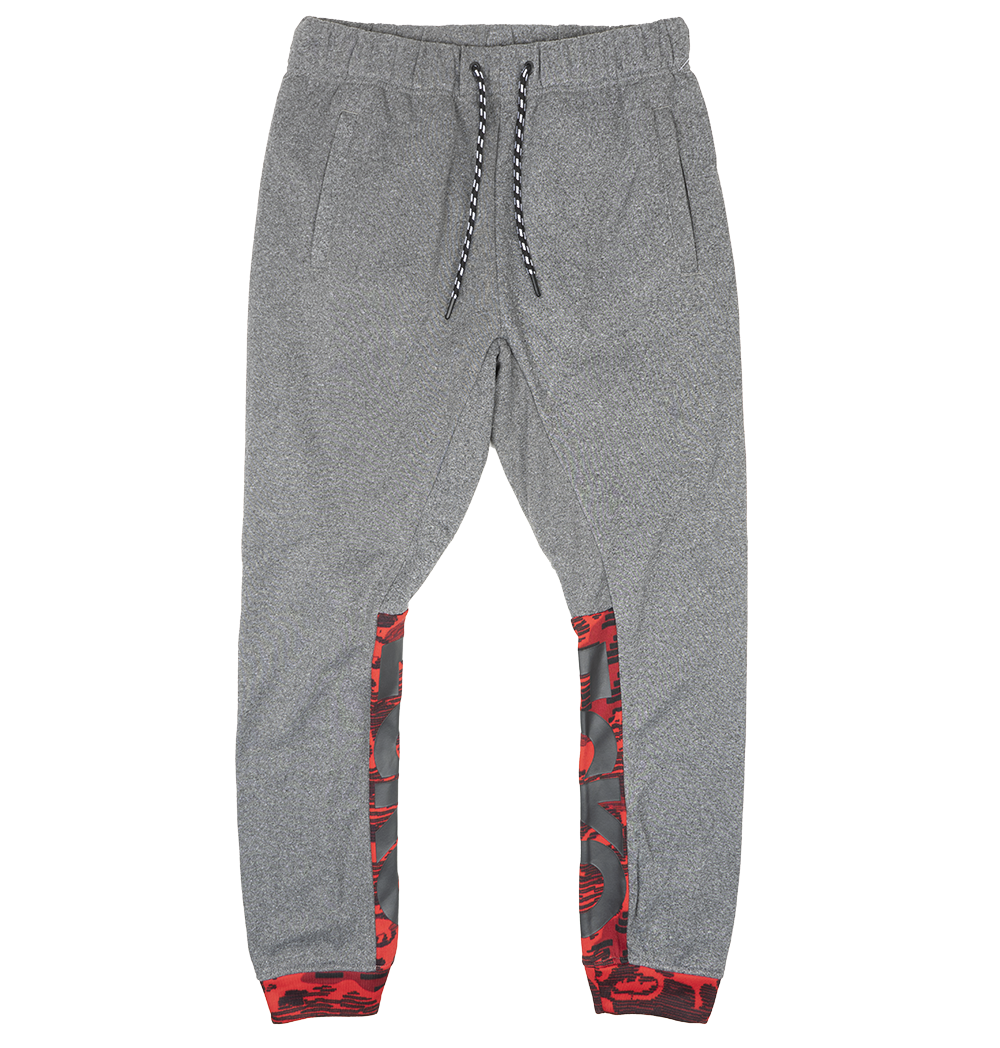 ECKO UNLTD FLEECE JOGGER PANTS BLACK MARLED - EO31G657