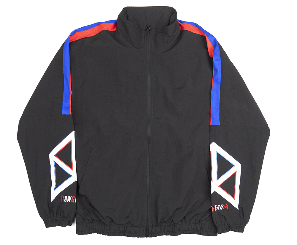 RAW GEAR WINDBREAKER JACKET BLACK - RG501