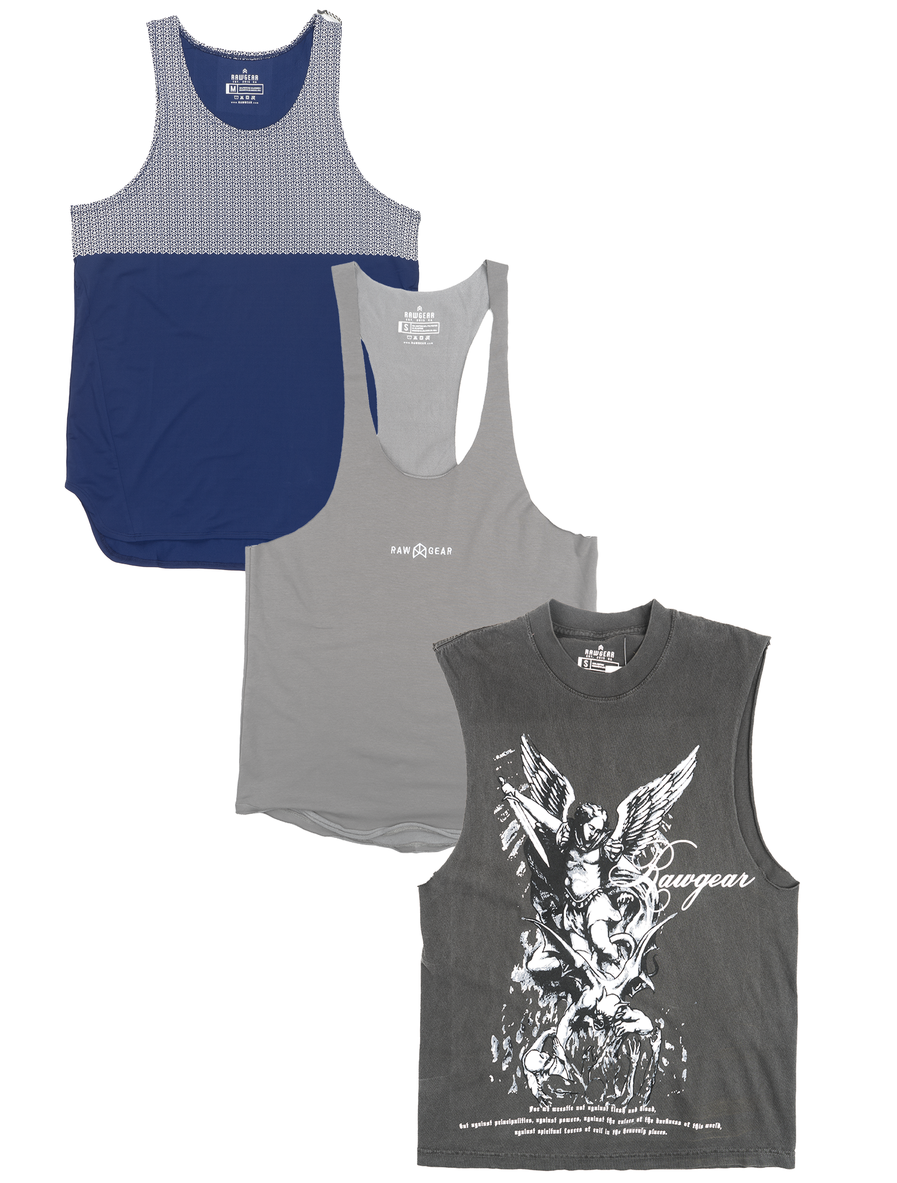 RAW GEAR ASSORTED TANK TOPS - RGTT108