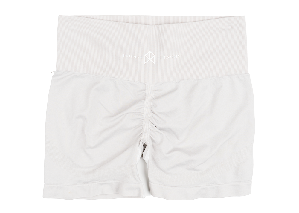 RAW GEAR WOMENS SEAMLESS SHORT WHITE - RGW-43-2211