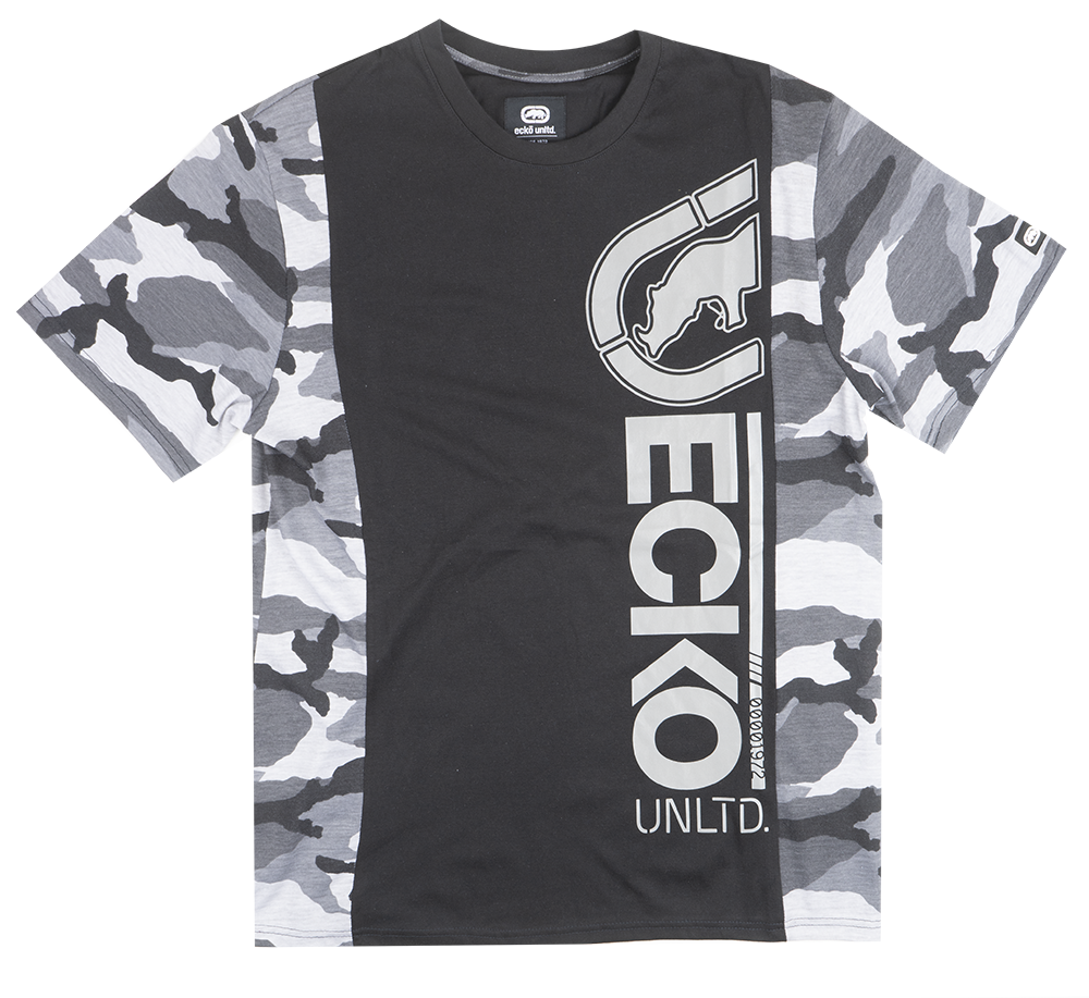 ECKO UNLTD LOGO T-SHIRT BLACK - E031K753