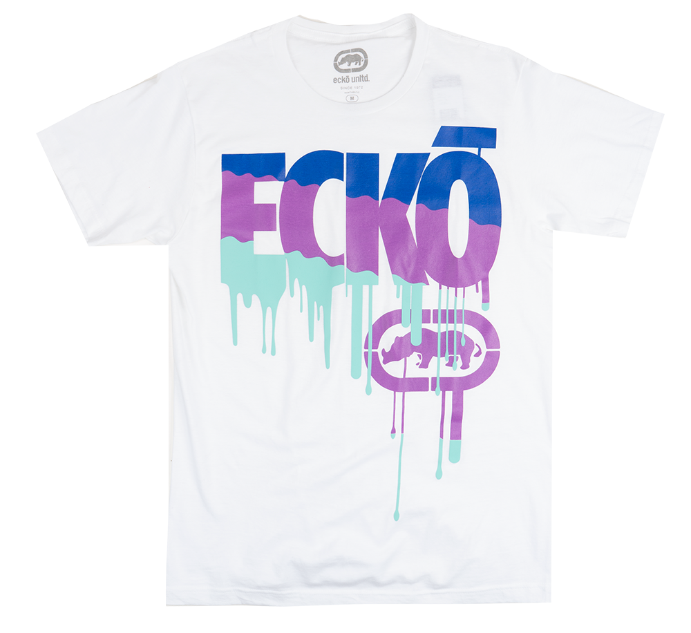 ECKO UNLTD GRAPHIC T-SHIRT WHITE - E012T140