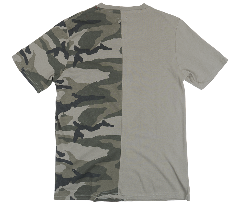 ECKO UNLTD SPLIT T-SHIRT OLIVE - E031K751