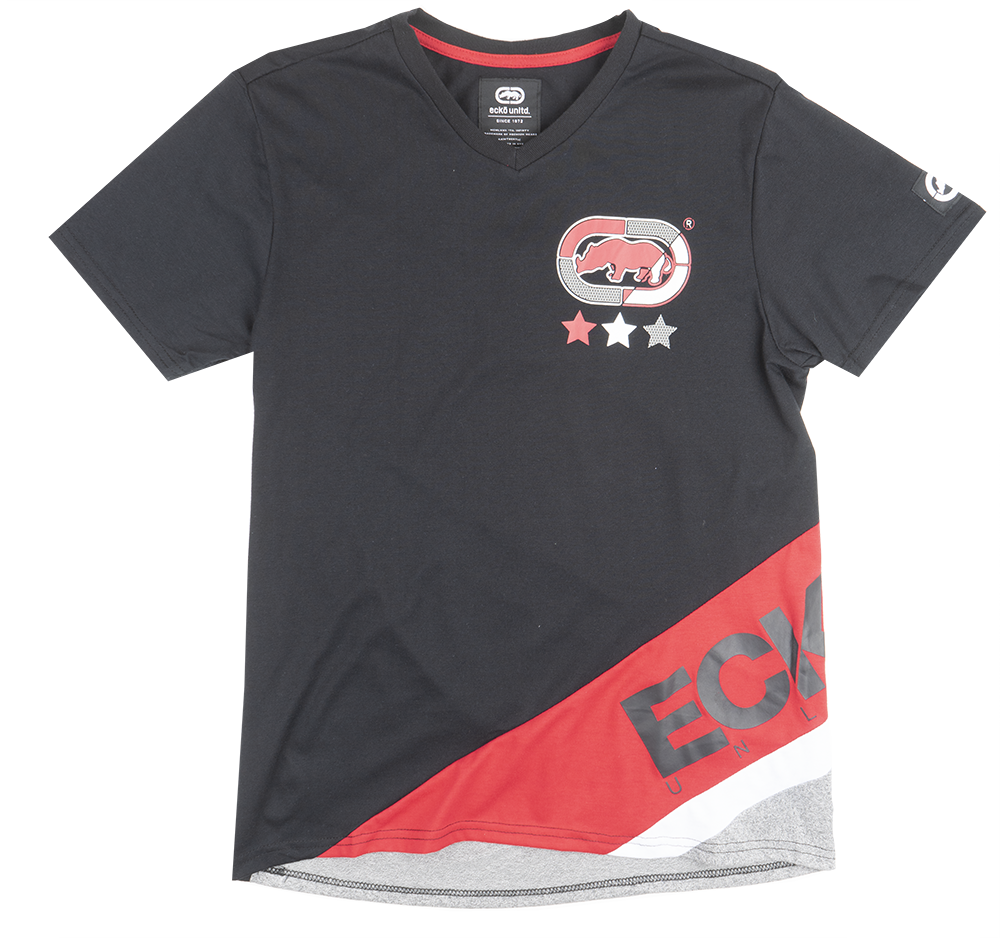 ECKO UNLTD LOGO T-SHIRT BLACK - E011K599